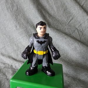 Imaginext Batman Action figure DC Universe Black Gray 2.5 In Toy Loose Posable